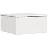 vidaXL Mesa-de-cabeceira com gaveta Branco 37 x 35 x 18,5 cm