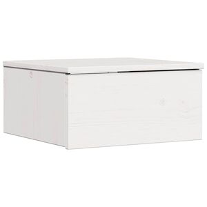 vidaXL Mesa-de-cabeceira com gaveta Branco 37 x 35 x 18,5 cm