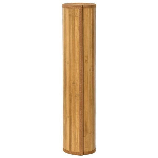 vidaXL Tapete retangular 60x400 cm bambu cor natural