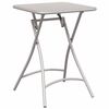 vidaXL Mesa de esplanada Bege 55 x 55 x 72,5 cm