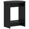 vidaXL Mesa Lateral Preto 50 x 39,5 x 55 cm Derivados de Madeira