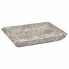 vidaXL Lavat&oacute;rio 50x35x10 cm m&aacute;rmore cinzento