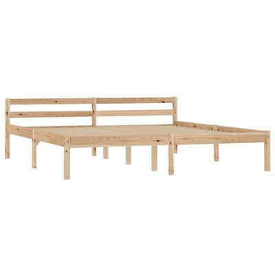 vidaXL Estrutura de cama 180x200 cm madeira pinho maciço