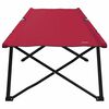 vidaXL Cama de Camping Dobr&aacute;vel Manual 2 pcs Vermelho 206 x 76 x 74 cm