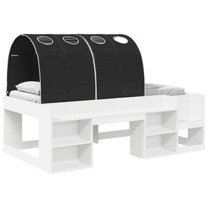vidaXL Estrutura de Cama Alta para Crian&ccedil;as com Armazenamento 3 unid.