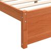 vidaXL Estrutura da Cama Marrom Cera 205.5 x 95.5 x 51 cm