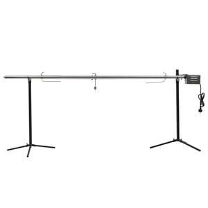 vidaXL Grelhador autom&aacute;tico com motor em a&ccedil;o inoxid&aacute;vel 207x45x81 cm