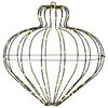 vidaXL Luz de Finial de Natal 192 LED Branco quente Di&acirc;m. 40 x 40 cm
