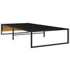 vidaXL Estrutura de cama 90x200 cm metal preto