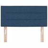 vidaXL Cabeceira com cabeceira Azul 90 cm Couro Sint&eacute;tico