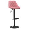 vidaXL Bancos de bar 2 pcs veludo rosa