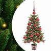 vidaXL &Aacute;rvore de Natal com 150 LEDs com suporte Verde 65 cm PE