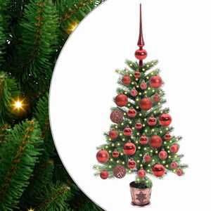 vidaXL &Aacute;rvore de Natal com 150 LEDs com suporte Verde 65 cm PE