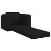 vidaXL Sof&aacute;-Cama Preto 98 x 71 x 83 cm tecido