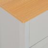 vidaXL Aparador 112x35x81 cm cinzento