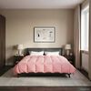 vidaXL Duvet de Ano Inteiro Colchonete Rosa 200 x 240 cm Microfibra