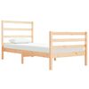 vidaXL Estrutura de cama solteiro 90x190 cm pinho maci&ccedil;o