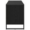 vidaXL Gabinete para TV com gaveta Carvalho Preto 100 x 36 x 49.5 cm