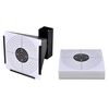 vidaXL Suporte de alvo afunilado 14 cm + 100 alvos de papel