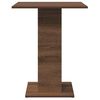 vidaXL Mesa de bistrô 60x60x75cm derivados madeira carvalho castanho