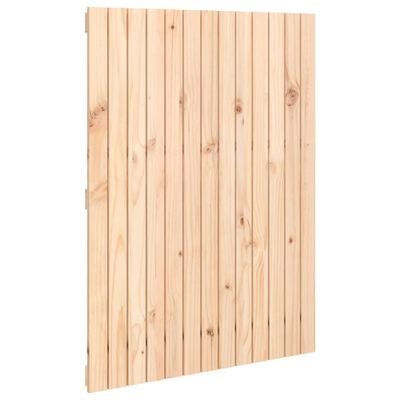 vidaXL Cabeceira de parede 82,5x3x110 cm madeira de pinho maciça
