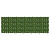 vidaXL Tela de Varanda com Folhas Verde 300 x 100 cm