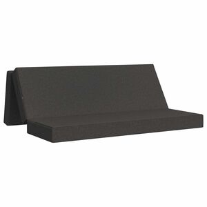 vidaXL Sof&aacute; Cama Dobr&aacute;vel 200 x 67 x 45 cm Cinzento-Escuro