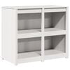 vidaXL Arm&aacute;rio de Cozinha MEPPEL Branco quente 106 x 55 x 92 cm