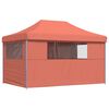 vidaXL Tenda de Festa Terracota 292 x 440 x 315 cm Tecido Oxford