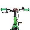 vidaXL Bicicleta Infantil 18 Polegadas para 5-7 anos Verde