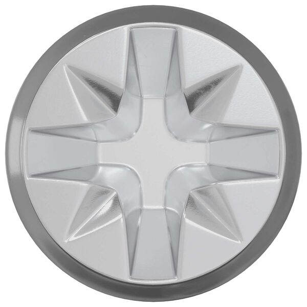 vidaXL Parafuso de Fechamento de Cames 2 pcs Prata e Preto M6 x 40 mm