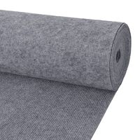 vidaXL Carpete com textura para eventos 1,2x10 m cinzento