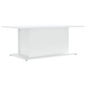 vidaXL Mesa de centro 102x55,5x40 cm derivados de madeira branco