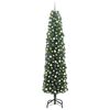 vidaXL &Aacute;rvore de Natal Artificial Verde 240 cm PVC e A&ccedil;o e Pl&aacute;stico