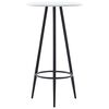 vidaXL Mesa de bar 60x107,5 cm MDF branco