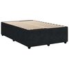 vidaXL Cama boxspring com colch&atilde;o 120x200 cm veludo preto