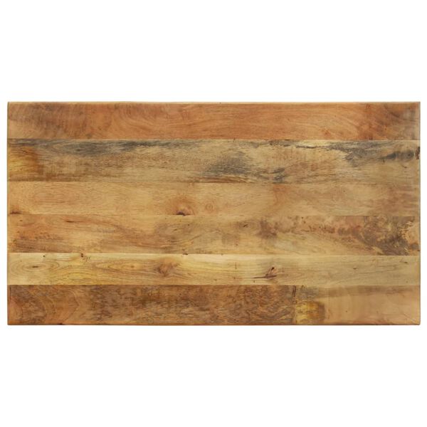 vidaXL Mesa de jantar 110x60x76 cm madeira de mangueira maci&ccedil;a