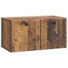 vidaXL Gabinete de TV de Parede 59,5 x 31 x 30 cm Madeira antiga