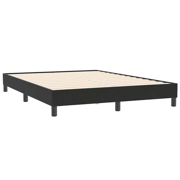 vidaXL Estrutura de cama sem colch&atilde;o 160x210 cm veludo preto