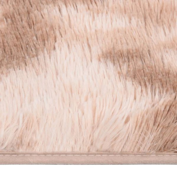 vidaXL Tapete shaggy 270x180 cm cor creme