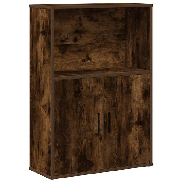 vidaXL Estante 60x24x85 cm derivados de madeira carvalho fumado