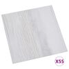 vidaXL Pranchas de Piso 55 pcs Cinzento-claro 5,11 m&sup2; PVC