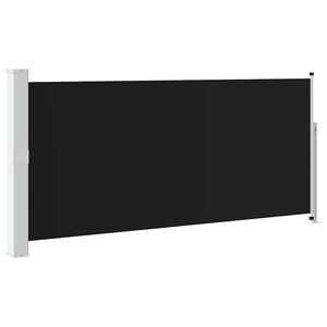 vidaXL Toldo lateral retr&aacute;til 140x314 cm preto