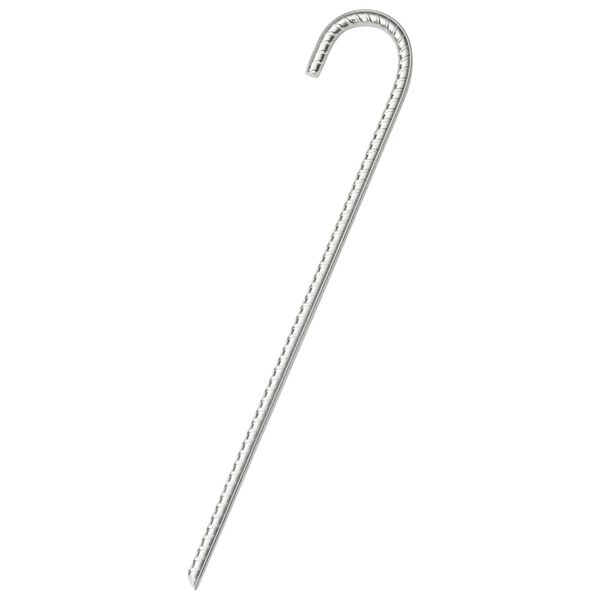 vidaXL Estacas para tenda 12 pcs 37 cm &Oslash;10 mm a&ccedil;o galvanizado