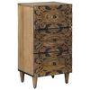 vidaXL Buffet Castanho 40 x 33,5 x 75 cm Madeira de manga maci&ccedil;a
