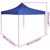 vidaXL Tenda dobr&aacute;vel 3 x 3 m azul