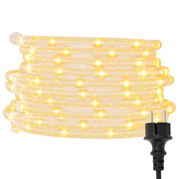 vidaXL Cord&atilde;o de luzes com 240 luzes LED 10 m PVC branco quente
