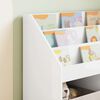 vidaXL Estante Infantil Branco Brilhante 72,5 x 29,5 x 69 cm