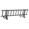 vidaXL Guarda de Neve para Telhado Antracite 100 x 29,5 x 34,5 cm A&ccedil;o