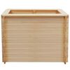 vidaXL Canteiro elevado para jardim 100x50x80cm madeira de pinho 19 mm